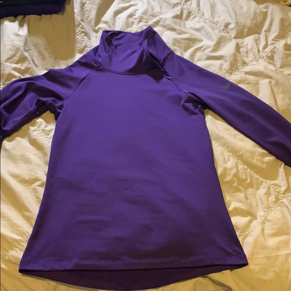 Nike long sleeve diagonal quarter zip